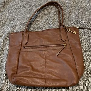Fossil Tan/Brown Tote